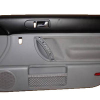 03-09 VW Beetle Hardtop Door Panels Black / Grey 2004 Right Passenger - BIGGSMOTORING.COM