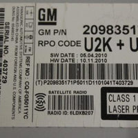 11-12 Chevy Cruze Camaro Cd Player Aux In A/C Heater  Climate Control 94563269 - BIGGSMOTORING.COM