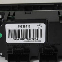 07-11 GMC Yukon Tahoe Chevy Climate Control Unit 15932418 - BIGGSMOTORING.COM