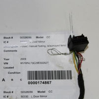 2009-20012 Vw Cc Left Driver Power Side View Mirror Oem