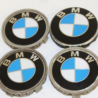 2002-2008 Bmw E65 745L Set Of 4 Wheel Center Caps 6768640 - BIGGSMOTORING.COM