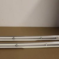2007-2013 Gm Door Sill Plates Brushed Stainless Steel Front W/ Logo