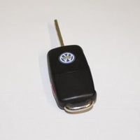 Remote Flip Key Fob Transmitter Remote Keyless Entry  VW Volkswagen 3 Button