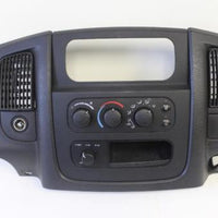 2002-2005 Dodge Ram Center Dash Radio A/C Climate Control Vent Bezel 5GV52TRMAB - BIGGSMOTORING.COM