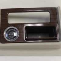 2003-2006 Cadillac Escalade Center Console Woodgrain Upper Trim Bezel W/ Clock - BIGGSMOTORING.COM