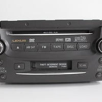 2006-2009 Lexus Gs450 Gs300 Radio Stereo Cassette 6 Disc Changer Cd Player - BIGGSMOTORING.COM