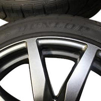 12-15 Gtr R35 Oem 20" Rays Wheels & Dunlop Tires Runflat Very Good Set Nice 12K - BIGGSMOTORING.COM