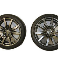 12-15 Gtr R35 Oem 20" Rays Wheels & Dunlop Tires Runflat Very Good Set Nice 12K - BIGGSMOTORING.COM