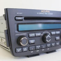 2005-2006 Acura Mdx Radio Stereo Am/ Fm 6 Disc Changer Cd Player 39100-S3V-A620 - BIGGSMOTORING.COM