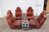 99-2010 FORD SD F250 F350 KING RANCH FRONT & rear LEATHER BUCKETS SEAT console