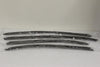 Gm Chevrolet Side Window Weather Deflector Vent Visor Front & Rear 4 Door Smoke