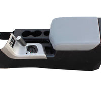07- 12 Sequoia Tundra Center Console Store  W/ Floor Shifter Grey Black - BIGGSMOTORING.COM