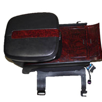 07-09 Escalade Center Console Ebony Wood Grain W/ Cup Holder Rear Ac Temp - BIGGSMOTORING.COM