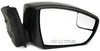 2012-2016 Ford Focus Passenger Right  Side Power Door Mirror  Black