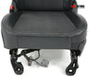 2009-2015 Dodge Ram Driver Left Side Power Leather & Cloth Seat Black