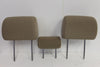 2007-2013 Toyota Tundra Front Set Seats Headrest Tan Cloth