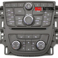 2012-2017 Buick Verano Climate Control Radio Face Panel 22945172