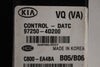 2007-2008 HYUNDAI ENTOURAGE CLIMATE CONTROL BEZEL 97250-4D200